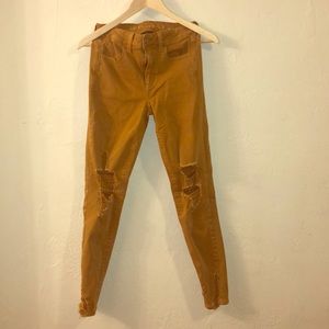 AE Hi-rise Jegging Mustard